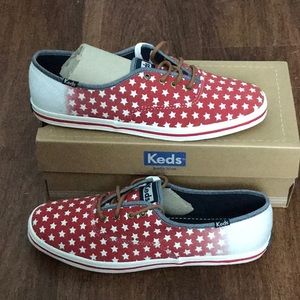 Keds Patriotic Stars Sneakers Women’s Size 8.5 M